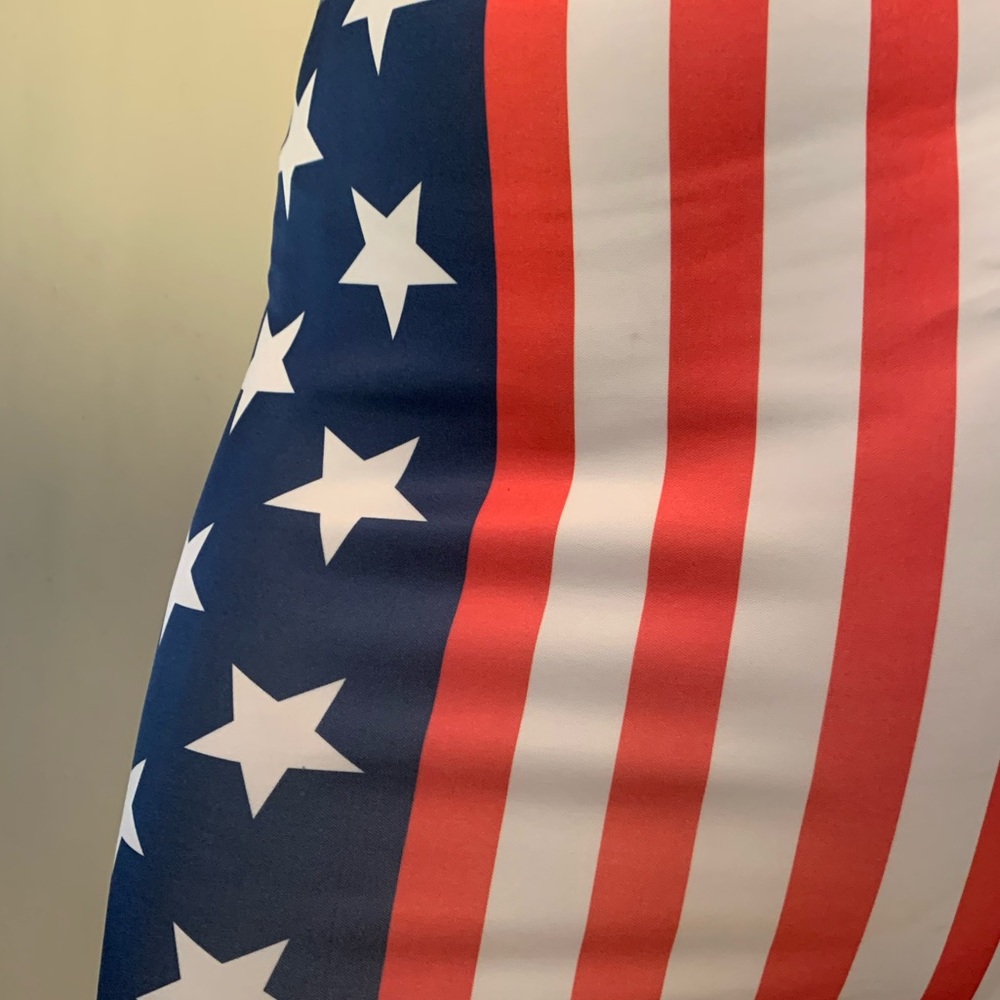 American flag long-skirt